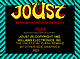 Joust (1982)